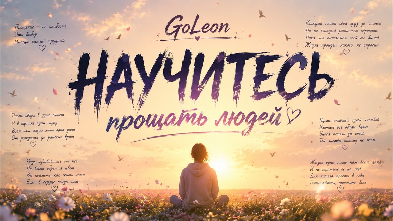 GoLeon - Научитесь прощать людей #красиваяпесня #лирическаяпесня  #попмузыка