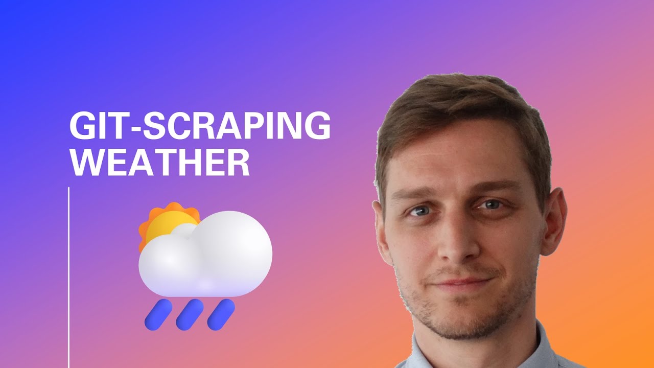 Git scraping on weather data
