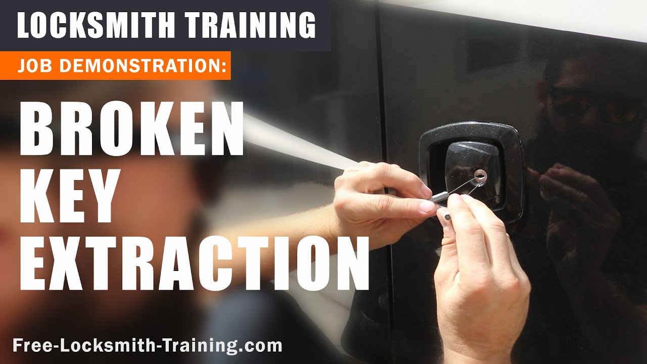 Извлечение сломанного ключа | Как вытащить сломанный ключ из замка | Free-Locksmith-Training.com