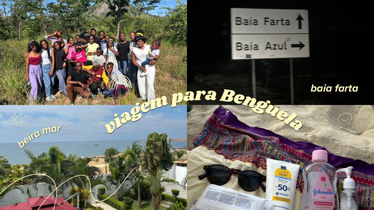 VLOG EM BENGUELA: VIAGEM, PASSAGEM DE ANO, PRAIA.🐚🏖️