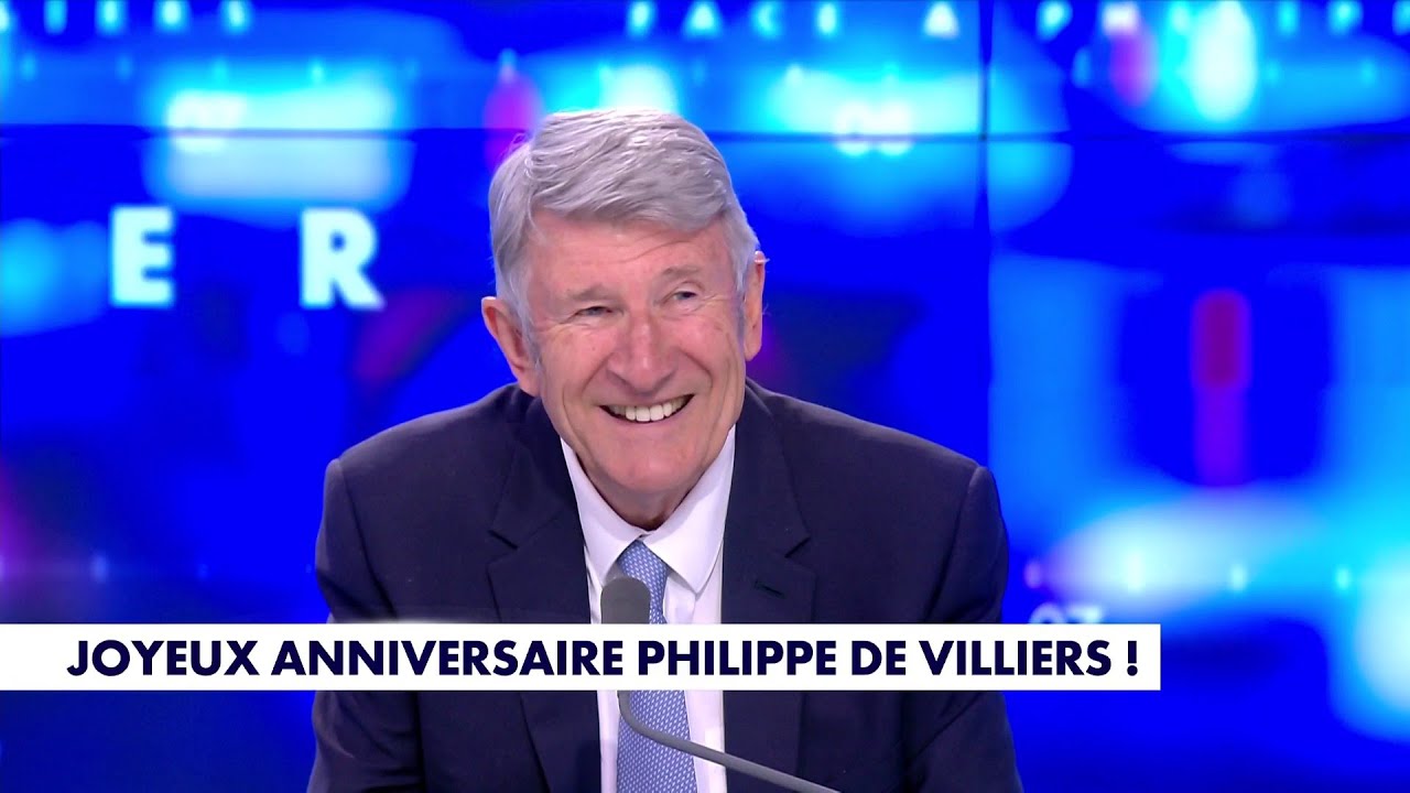 Toute l'&eacute;quipe de CNEWS f&ecirc;te un joyeux anniversaire &agrave; Philippe de Villiers
