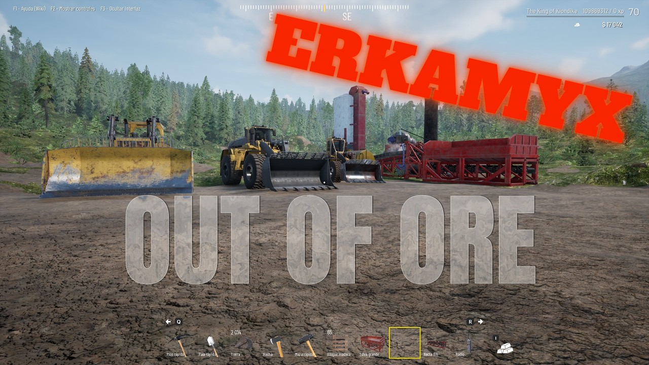 OUT OF ORE  #2  compramos el buldozer y probamos
