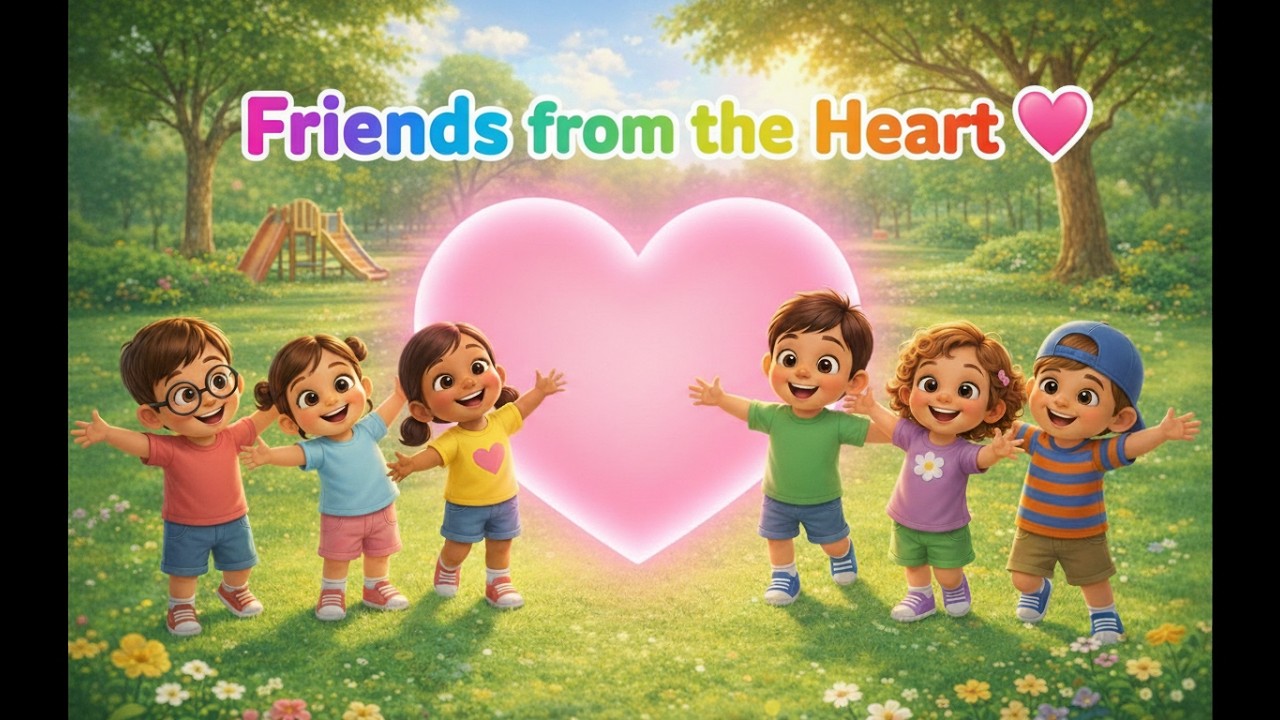 Friends from the Heart 💖 | Valentine’s Day Song for Kids