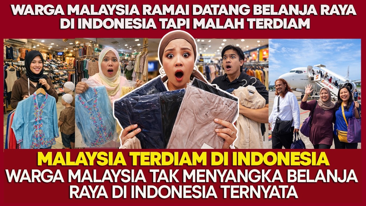 BERBONDONG-BONDONG WARGA MALAYSIA KE INDONESIA BUAT BELANJA RAYA… TAPI INI YANG BIKIN MEREKA TERDIAM