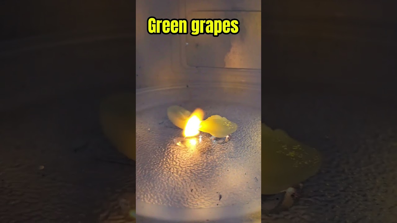Grape Plasma in a Microwave! 🔥 Amazing Experiment!