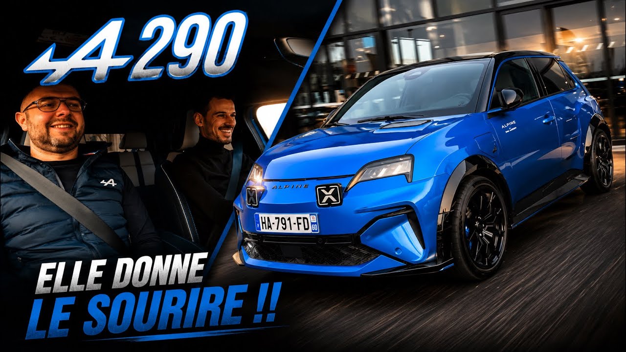 Alpine A290 elle donne le sourire ⚡️😍