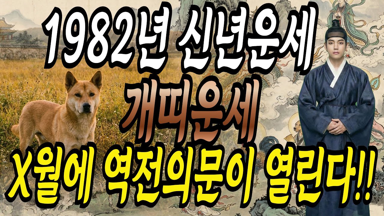 82년생 개띠라면 2026년에 천하를 얻습니다 역대급 사업운·재물운 터지는 시기와 절대 놓치지 말아야 할 귀인
