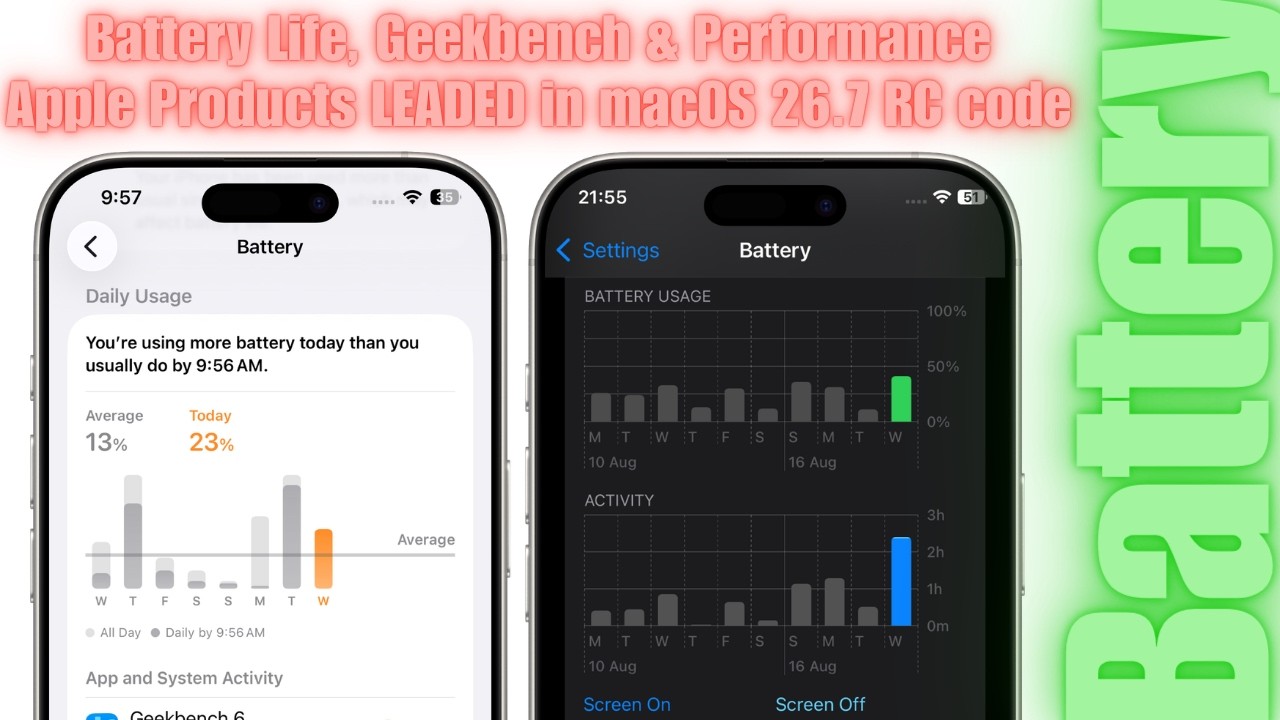 iOS 26.6.1: Время работы от аккумулятора и производительность (на данный момент)