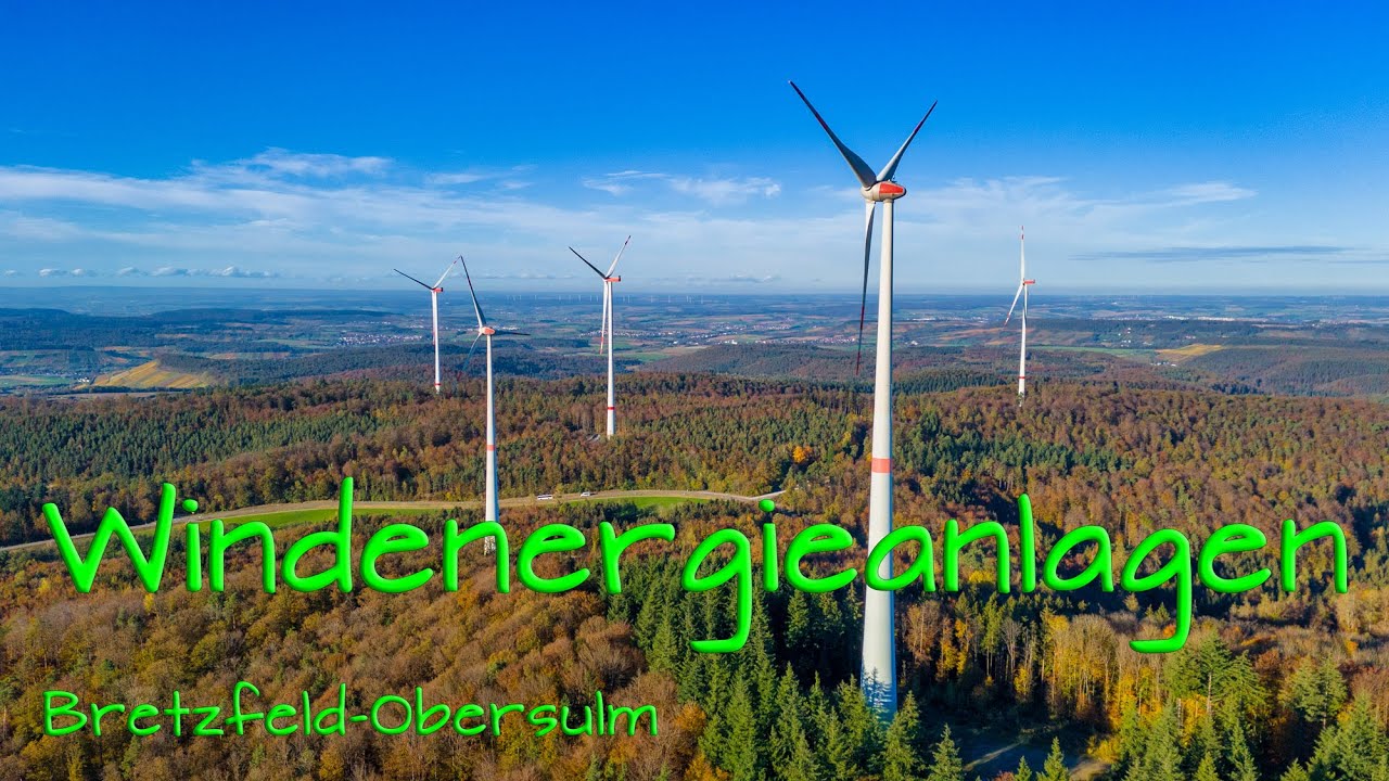 Windpark Bretzfeld-Obersulm bei Hirrweiler #Windenergieanlage#Windr&auml;der #Schw&auml;bisch-Fr&auml;nkischer Wald