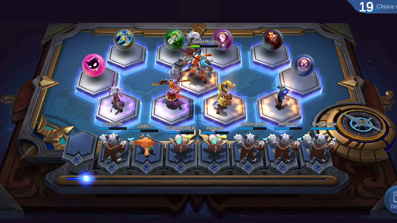 MAIN CATUR ALA MOBILE LEGEND (MAGIC CHESS BANG BANG) MOVIC CANEL