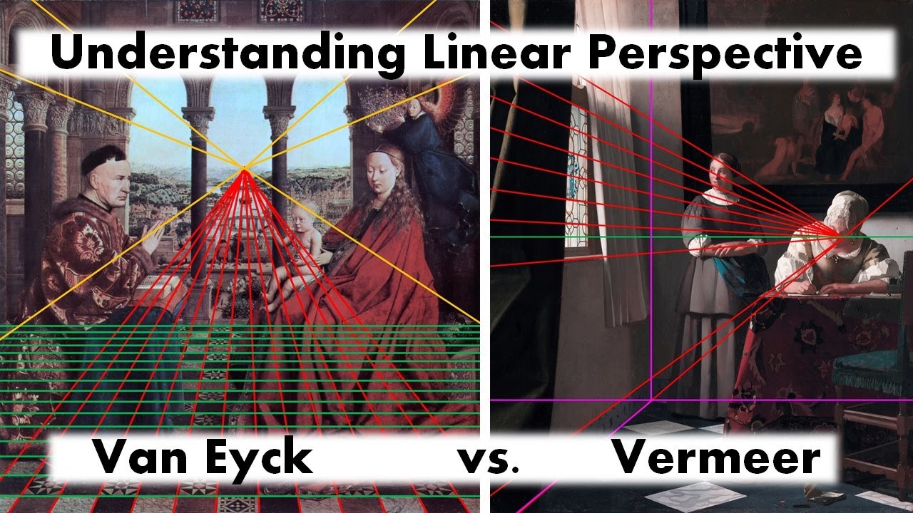 Understanding Linear Perspective - Jan van Eyck vs. Johannes Vermeer