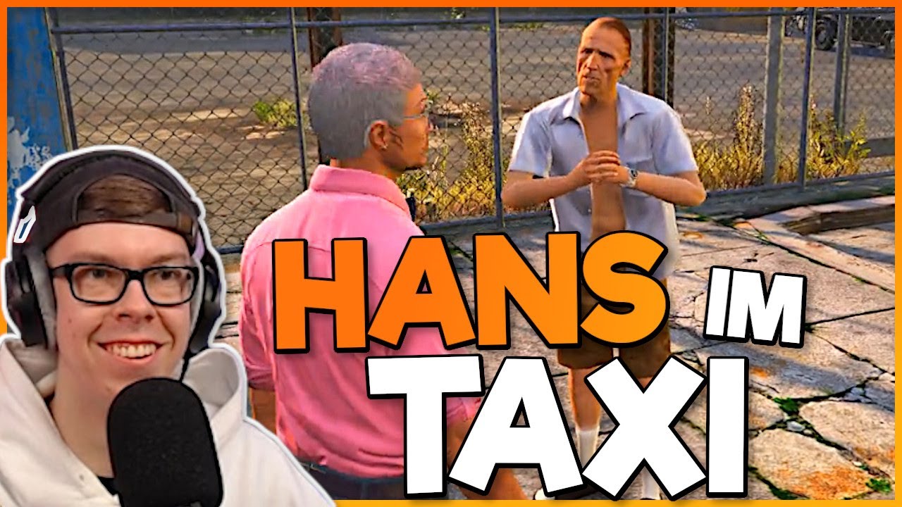 Hans bei Brosko im Taxi | GTA RP Unity-Life.de | Benston