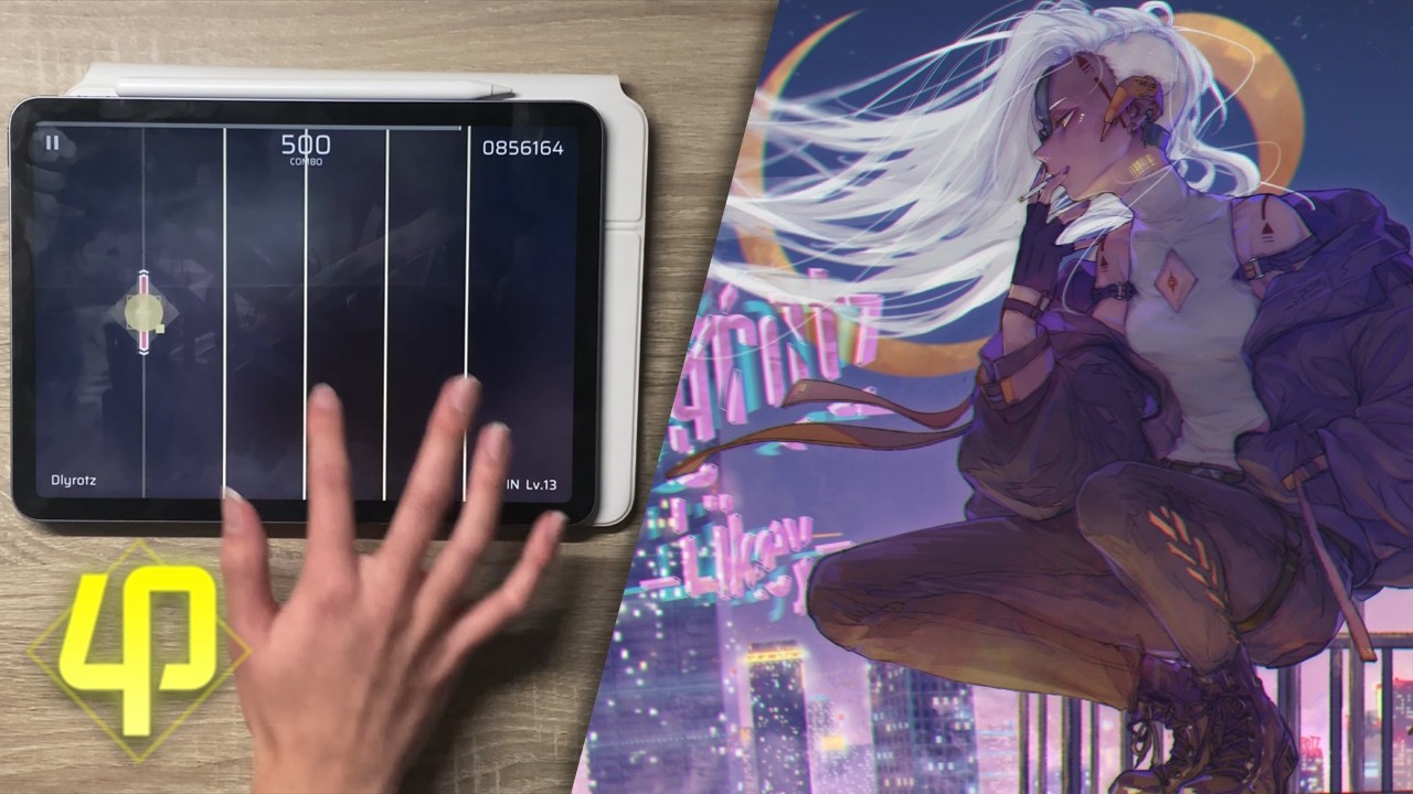 One-Hand Phigros · Dlyrotz [IN 13] · All Perfect (φ)