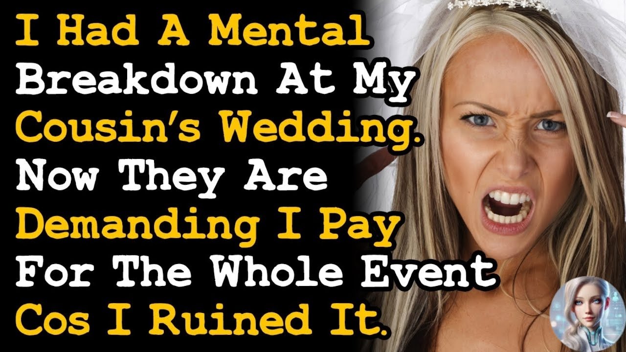 Had A Mental Breakdown At My Cousin's Wedding Now They Want Me To Pay For Whole Event Cos I AITA