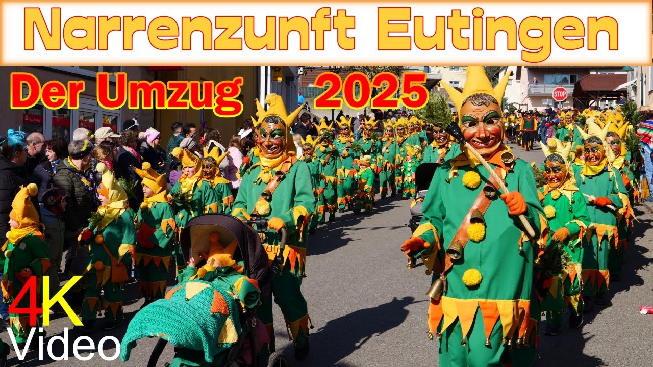 Fasnet 2025 - Narrenzunft Eutingen - Der Umzug der NZ Eutingen