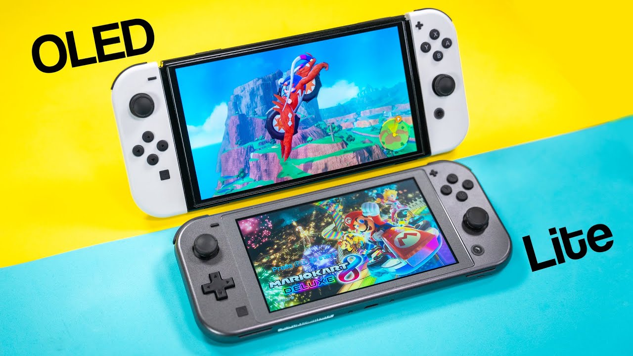 Nintendo Switch Lite vs Nintendo Switch OLED: Which Switch Should You Buy? (2022) | Raymond Strazdas