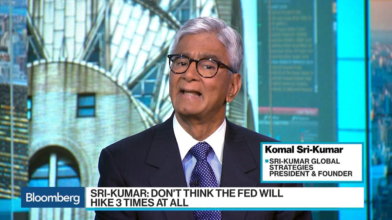 Sri-Kumar Says Fed Will Not Hike Three Times in 2018