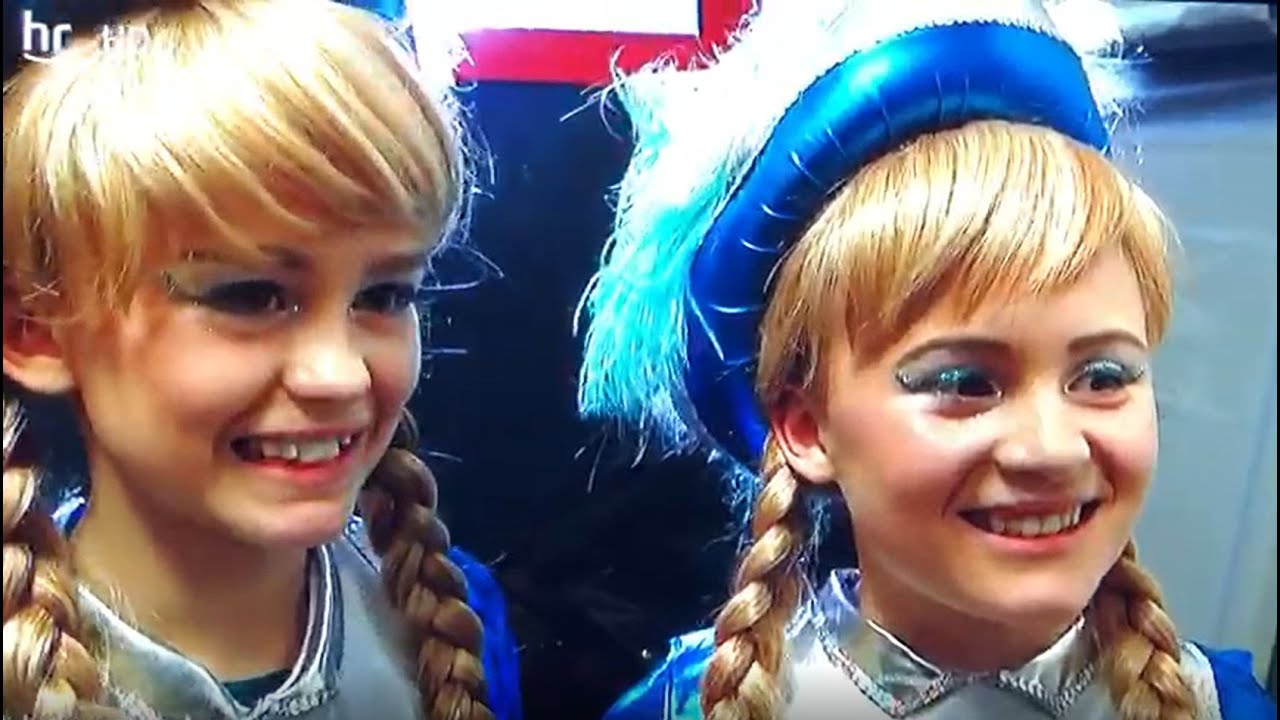 Doppelmariechen des Carneval Club Besse in der Hessenschau