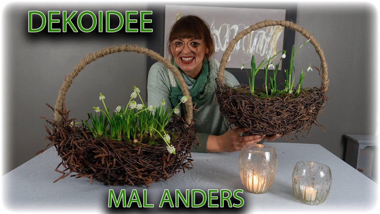 Neue FRÜHLINGSIDEEN mal anders - natürliche DEKO zum SELBER MACHEN