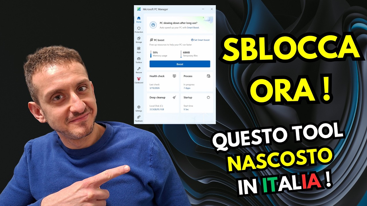 Il tool SEGRETO di Microsoft che fa VOLARE Windows in 1 click!