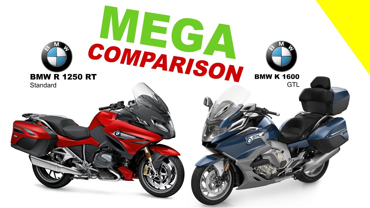 BMW R 1250 RT vs BMW K 1600 | MEGA COMPARISON | Bike Info