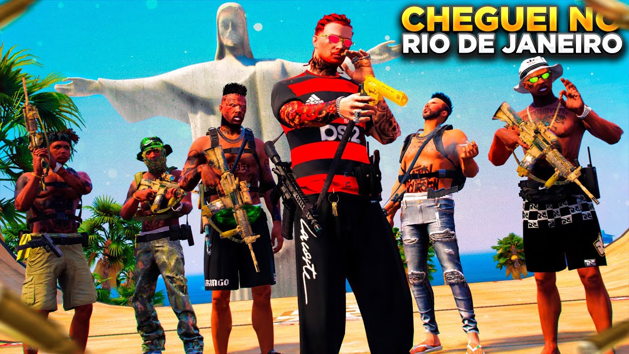 GTA V: VIDA DO CRIME | NÃO FUI BEM RECEBIDO! CHEGUEI NO RIO DE JANEIRO PRA CUMPRIR UMA MISSÃO🔥 |#129