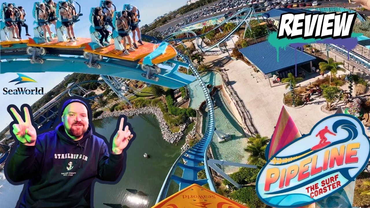Achterbahn im stehen fahren! Der erste SURF COASTER ist super gut geworden! - Ride Review