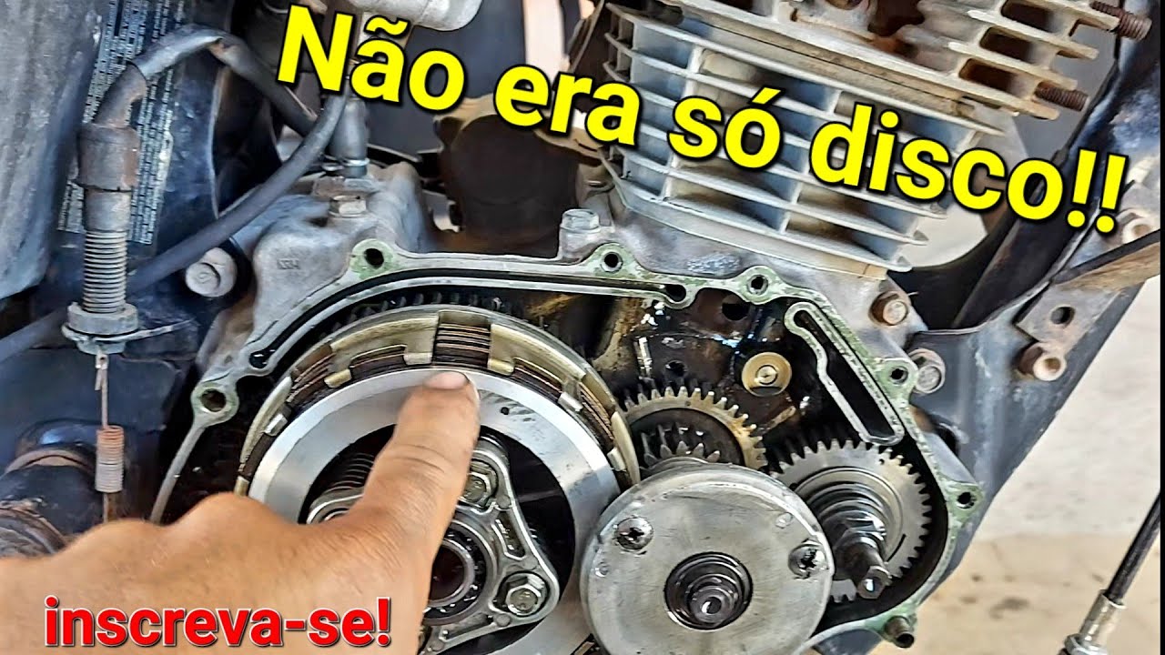 Achou que era só os discos de embreagem abri olha só a surpresa