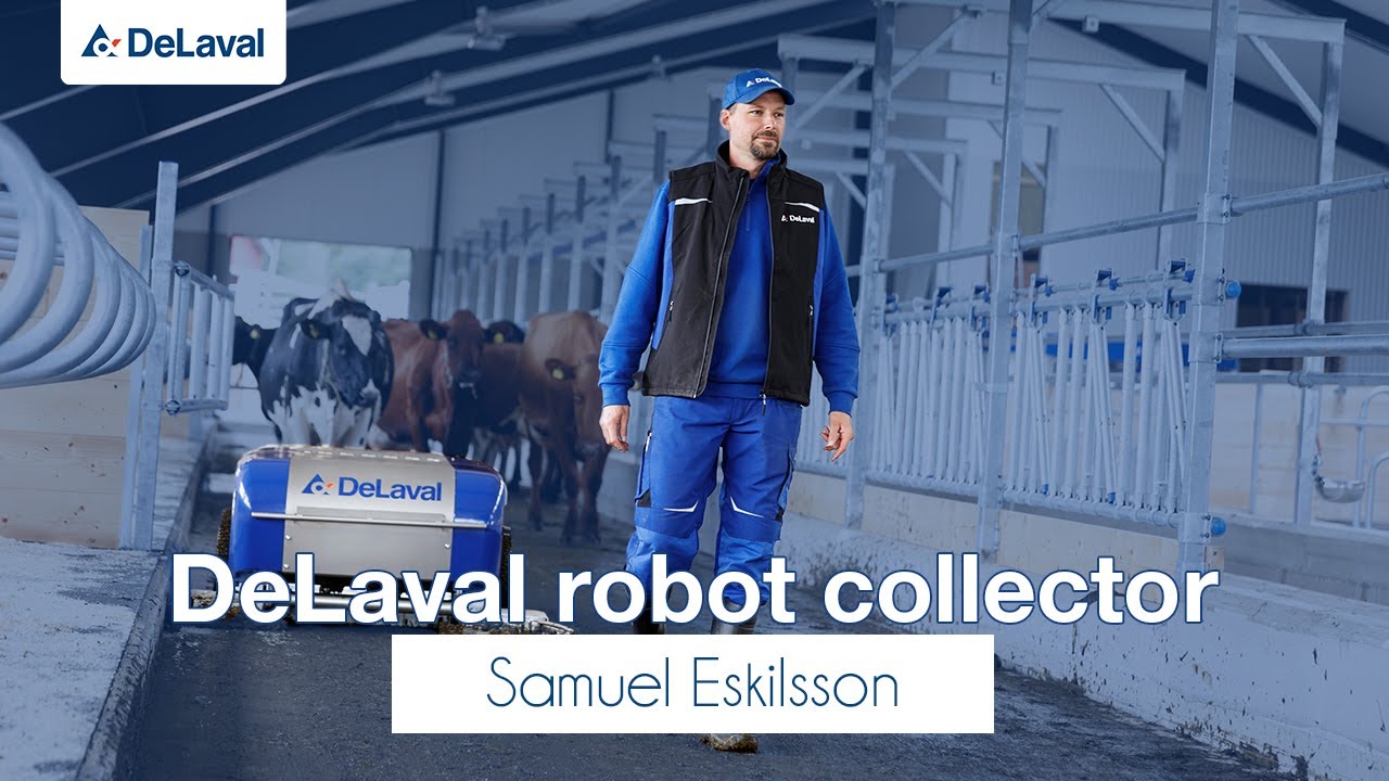 DeLaval | Robot de limpieza DeLaval robot collector RC | Samuel Eskilsson