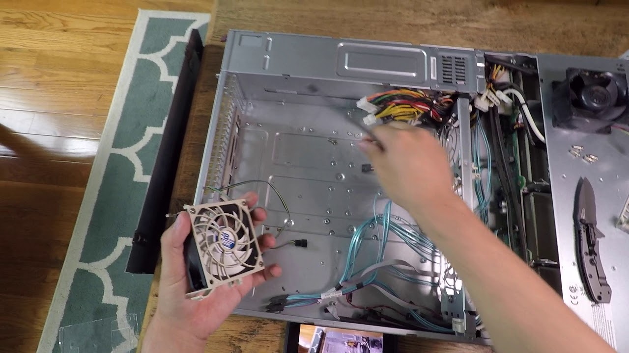 How to replace Supermicro rackmount (loud) fans - make your server quieter!