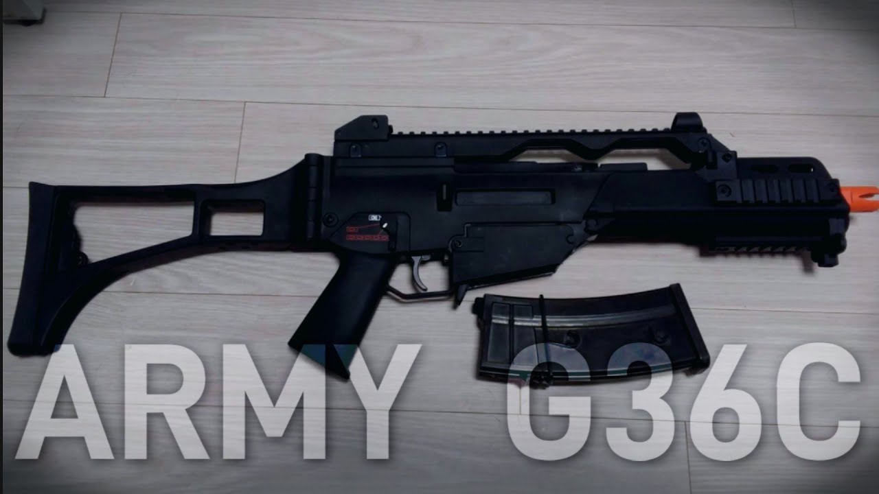 AR과 AK의 끔찍한 혼종! ARMY G36C GBBR 저가형 라이플