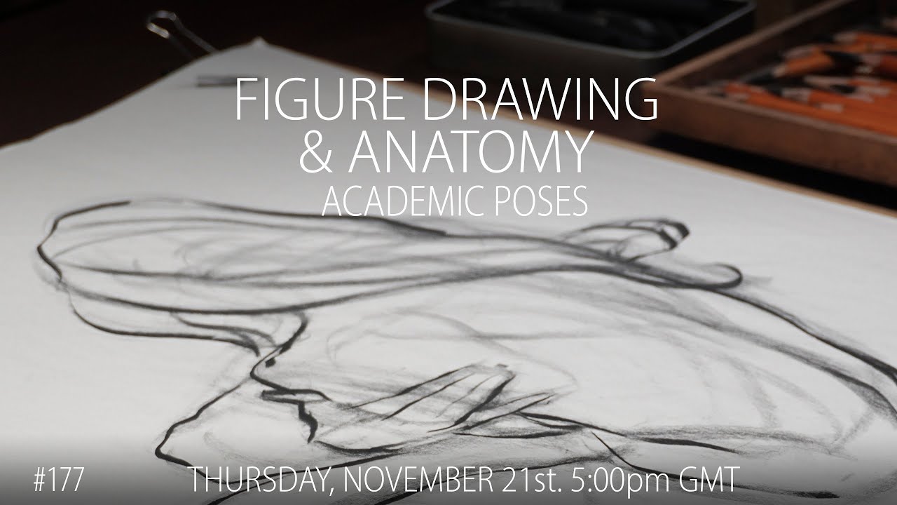 Figure Drawing - Academic Poses #177
