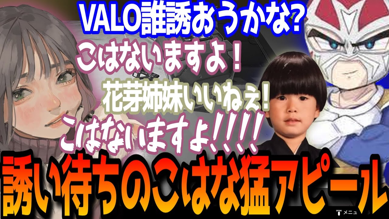 【APEX】VALOに誘われるために猛アピールするこはならむ【こはならむ切り抜き】