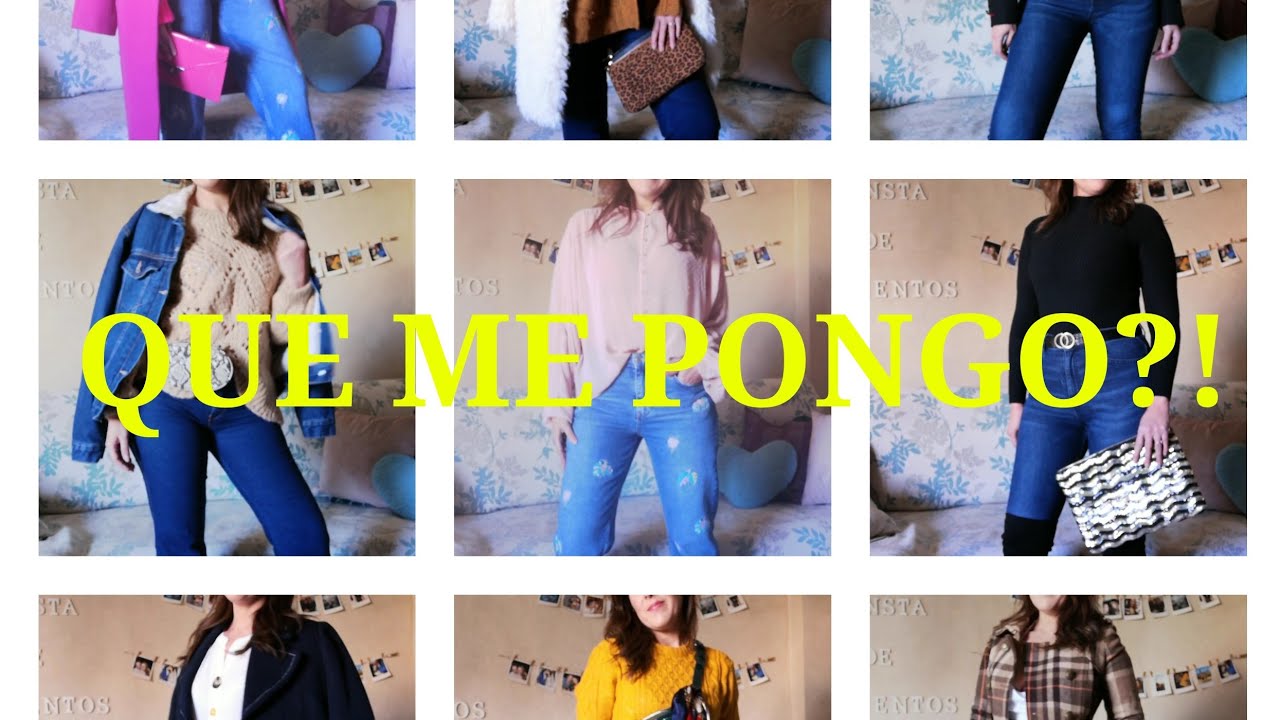 15 LOOKS CON VAQUEROS #MOMJEANS #CAMPANA #HIGHTWAIST #QUEMEPONGO