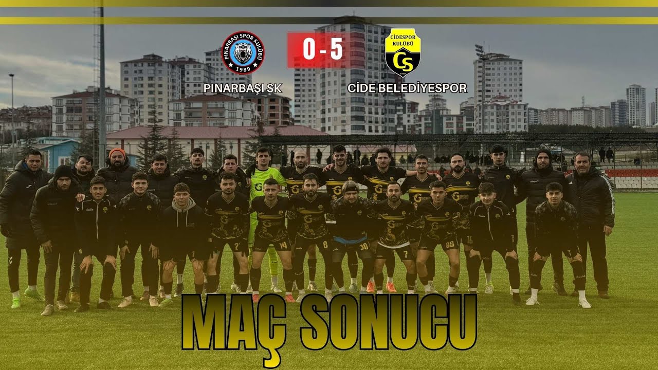 Pınarbaşı SK (0) - (5) Cide Belediyespor #8