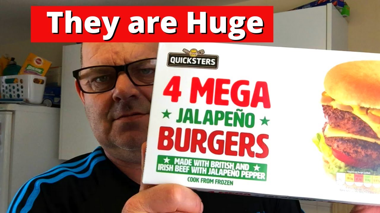 Mega Jalapeno Burgers from Aldi | Taste Test | Food Review