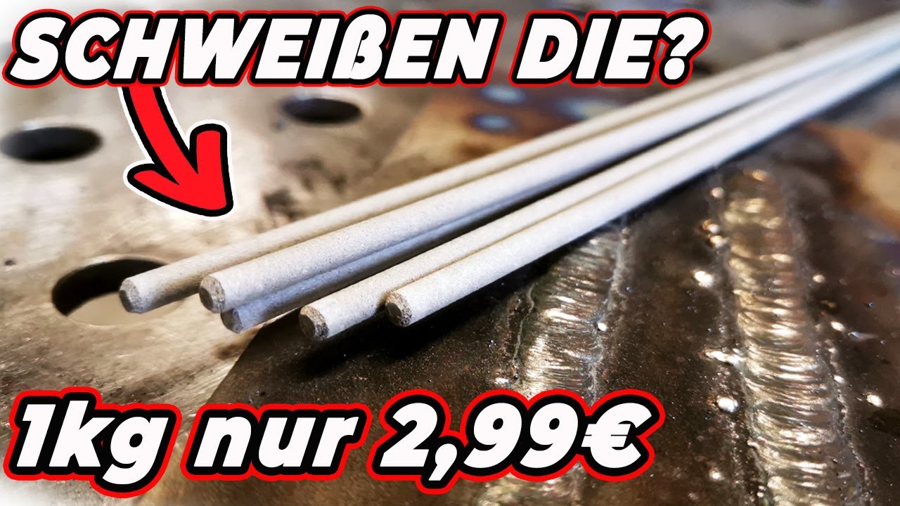 Wie gut schweißen extrem billige Elektroden? Elektrodenschweißen
