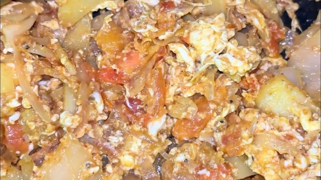 Ande alu ki bhujia