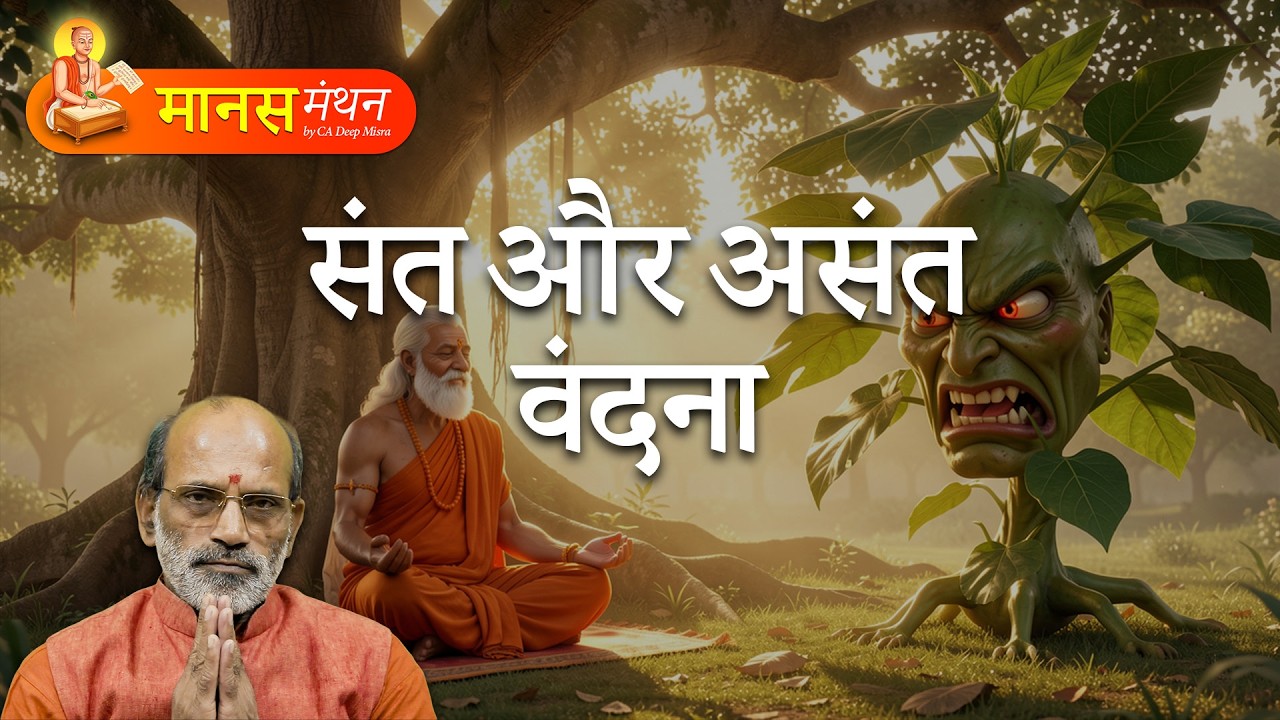 मानस मंथन भाग 06 - संत और असंत वंदना | by CA Deep Misra