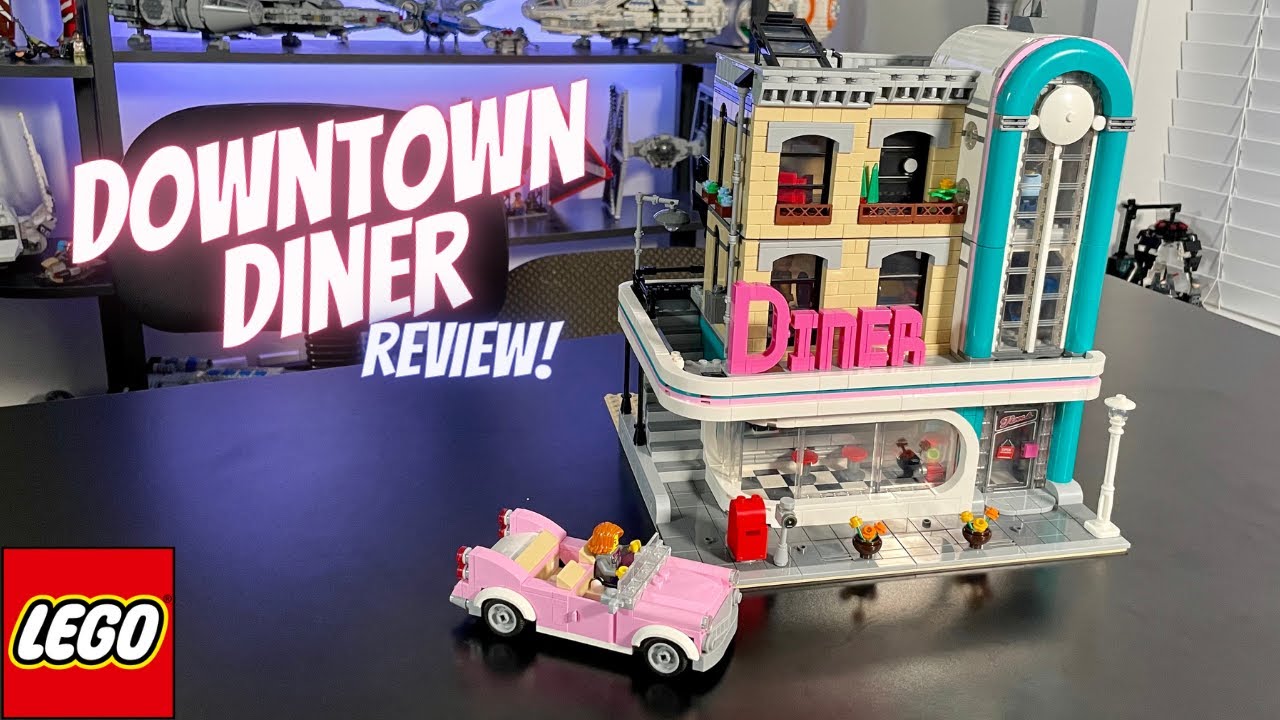 Lego Creator Expert Downtown Diner Review! Set 10260