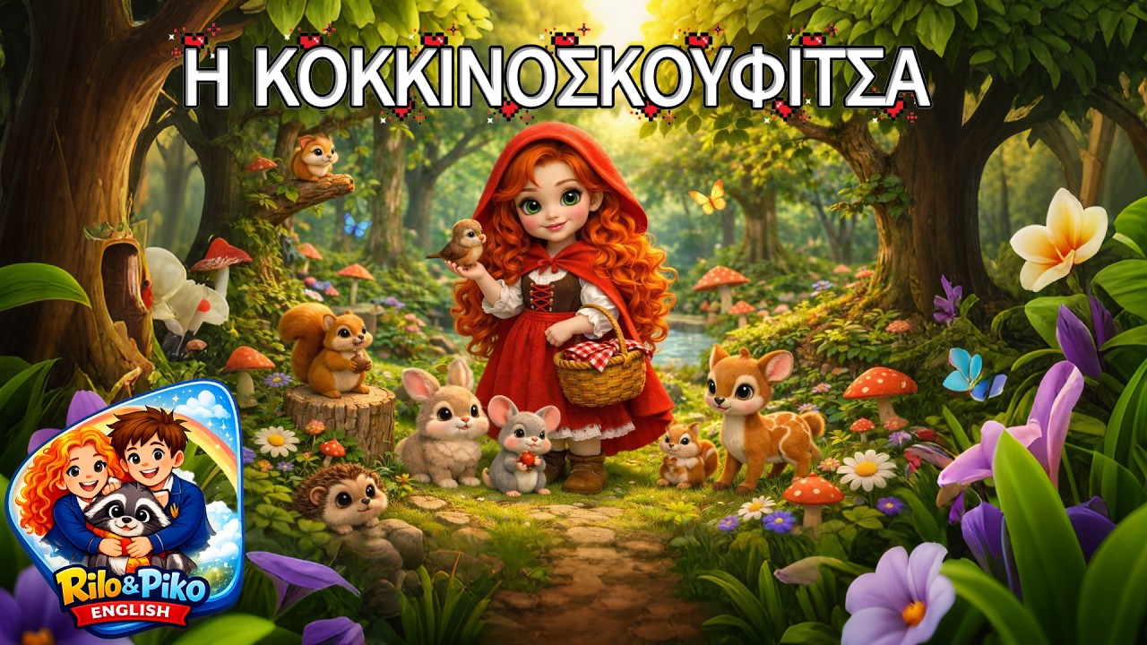Μαθαίνω Αγγλικά με την Κοκκινοσκουφίτσα!!