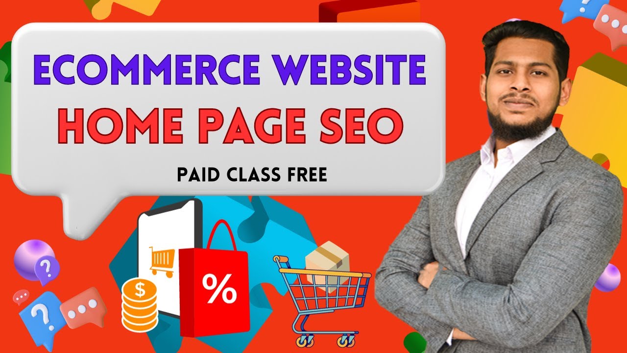 Ecommerce Website Home Page SEO | SEO Paid Class Free | SEO