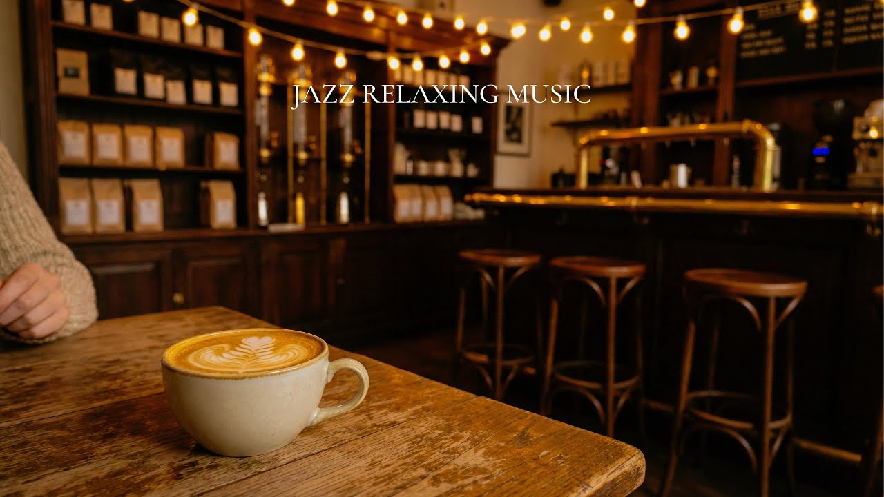 Warm Cafe Jazz & Chill ☕ Cozy Cafe Afternoon 🎶 Soft Music for Coffee Time ☕ Deep Sleep & Calm Heart