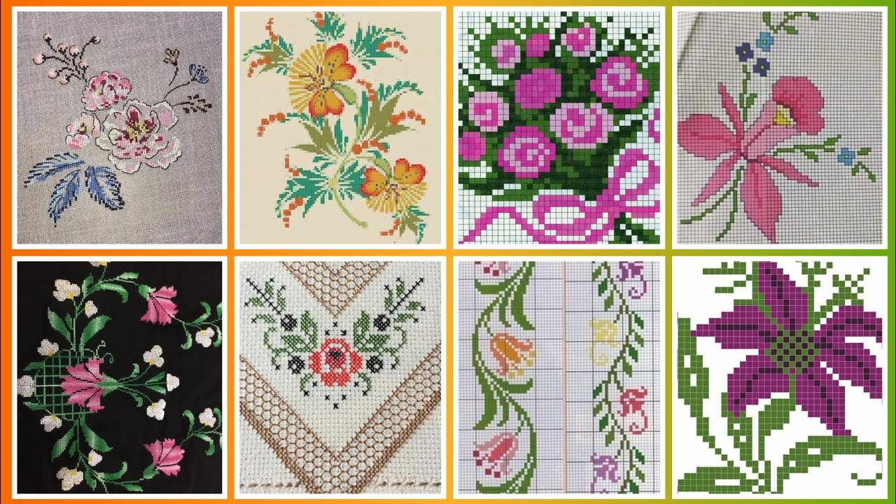 #1 Самые красивые и уникальные новые схемы для вышивки крестом на все случаи жизни #ДизайнВышивки...