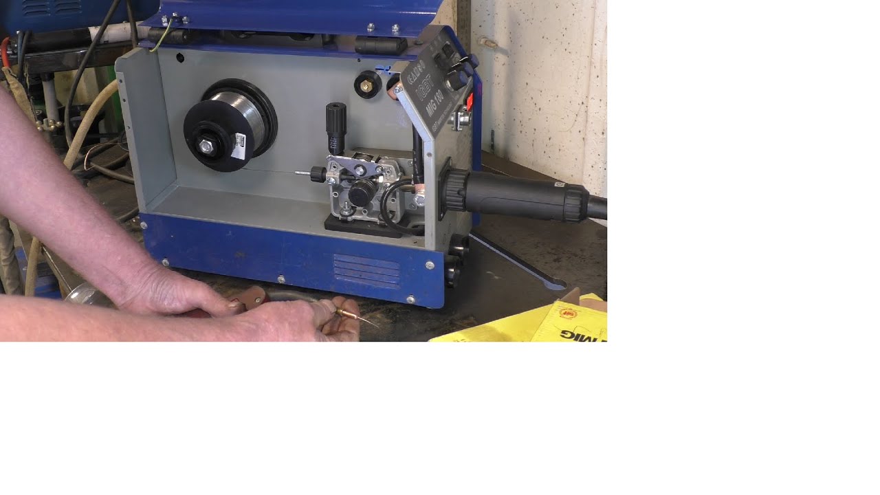 Gas Less MIG  set up R Tech MIG 180