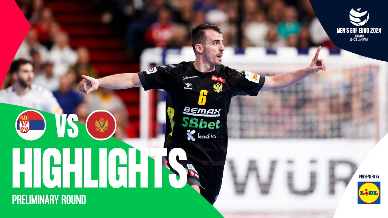 This is just TOO MUCH | Serbia vs. Montenegro | Highlights | Men's EHF EURO 2024