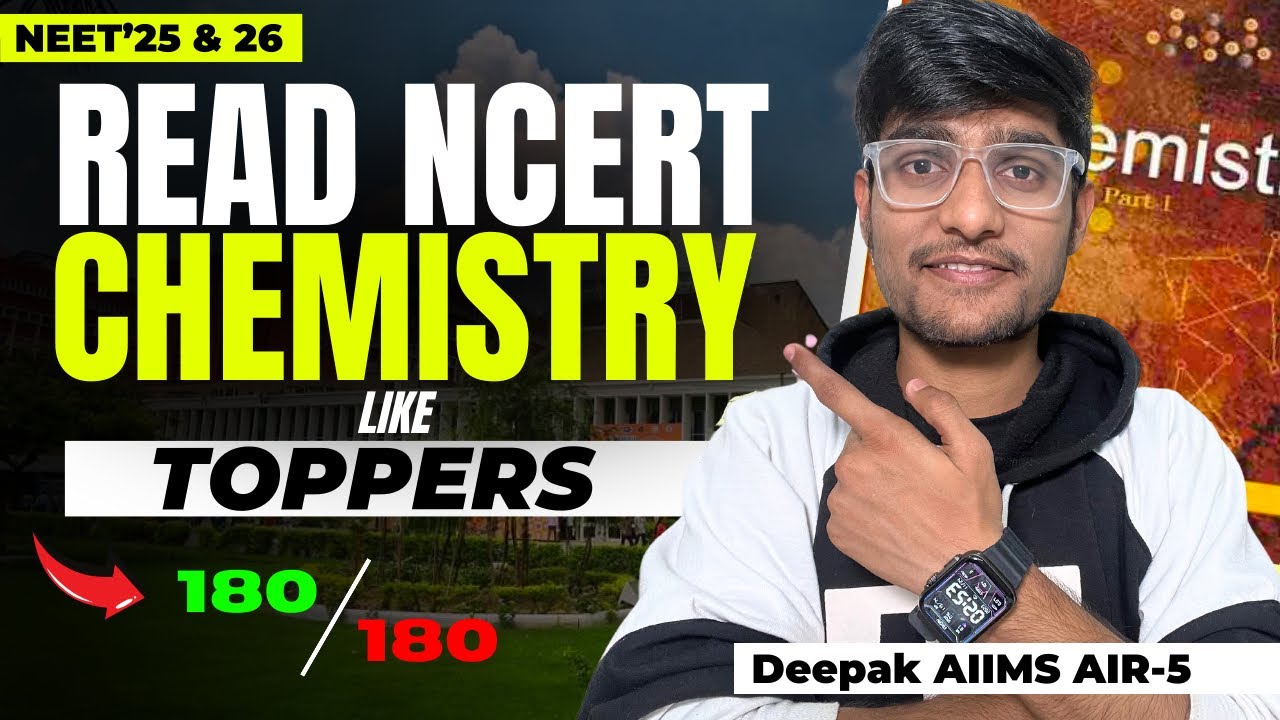 HOW TO SCORE 180/180 in CHEMISTRY | DETAILED ANALYSIS #neet #neet2025 #chemistry #aiimsdelhi
