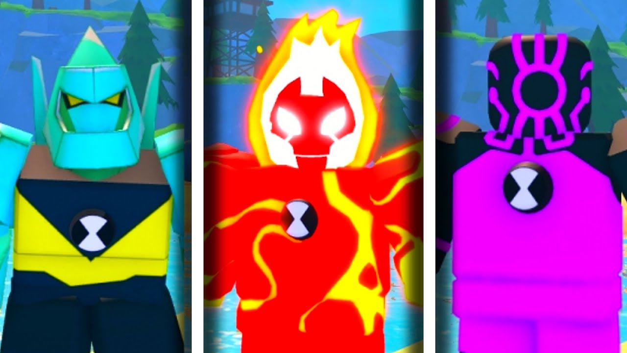 NEW Blocky Aliens in Roblox Ben 10 Super Hero Time