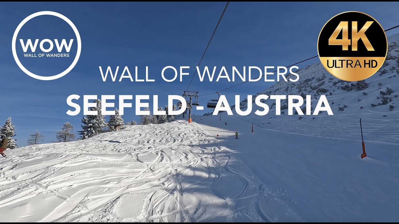 WOW - A relaxing flight through the skiing resort in Seefeld, Austria