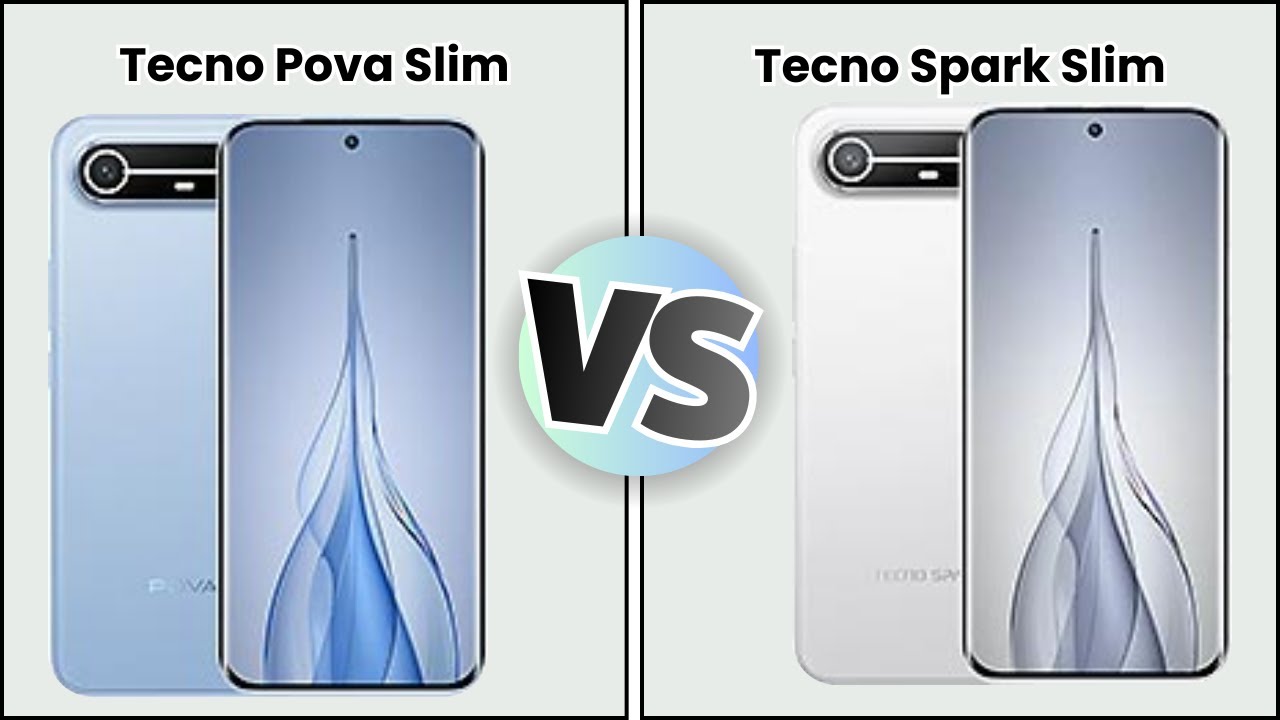 Tecno Pova Slim VS Tecno Spark Slim | Full Specs Comparison | Tecify
